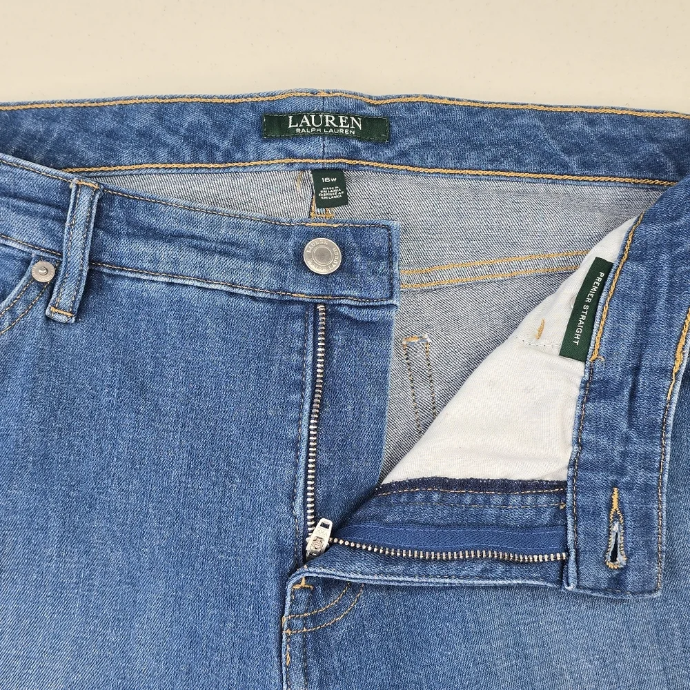 Lauren Ralph Lauren Premier Straight High Rise Jeans Women’s Size 16W